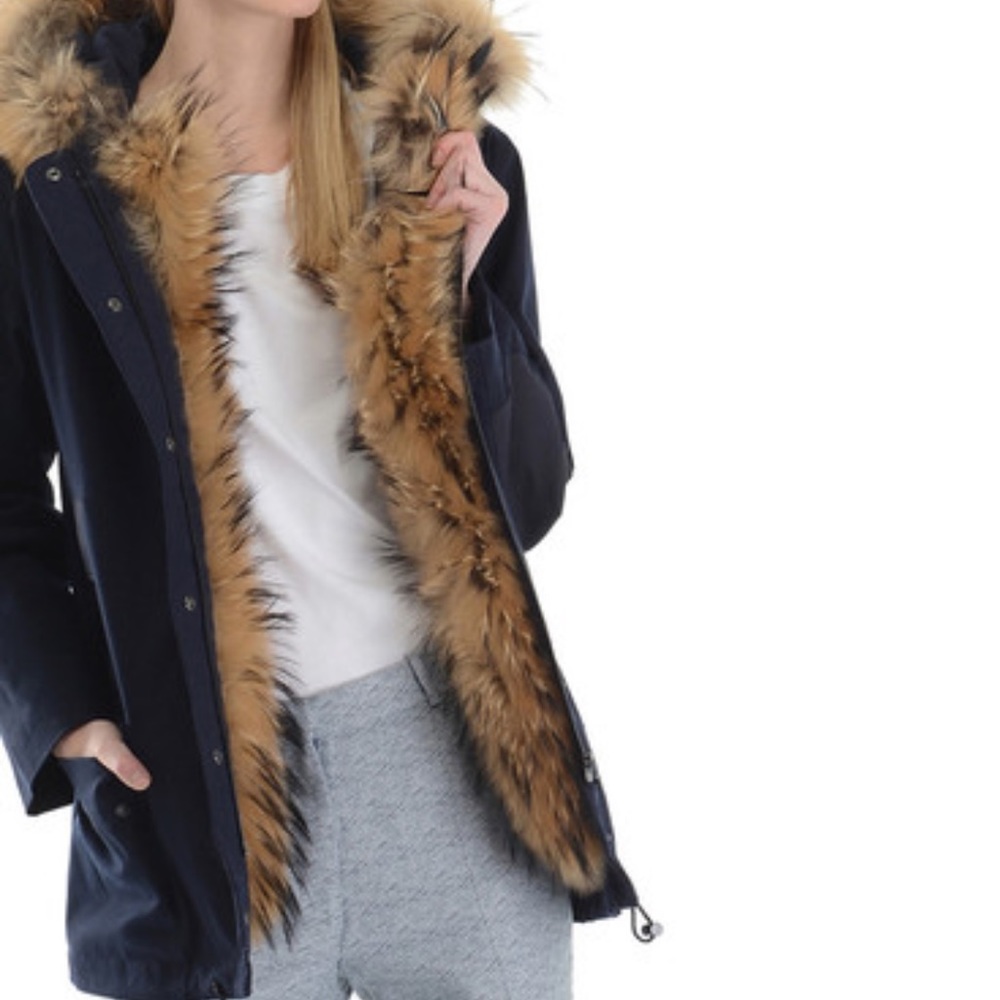 Sandro Miranda Parka in Navy (Size 1)